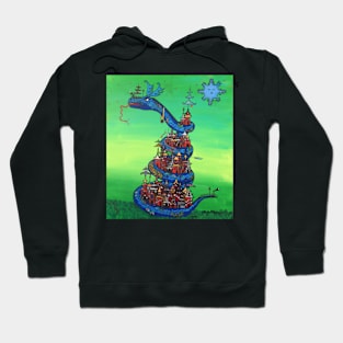 Blue Dragon Village Hoodie